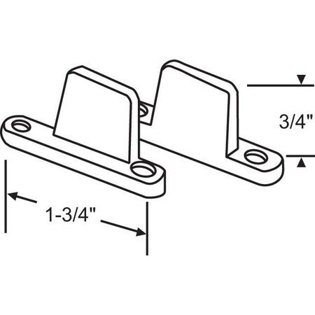 Strybuc FLOOR GUIDE PAIR 8-207